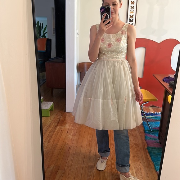 Vintage 1950s party dress - Picture 5 of 13